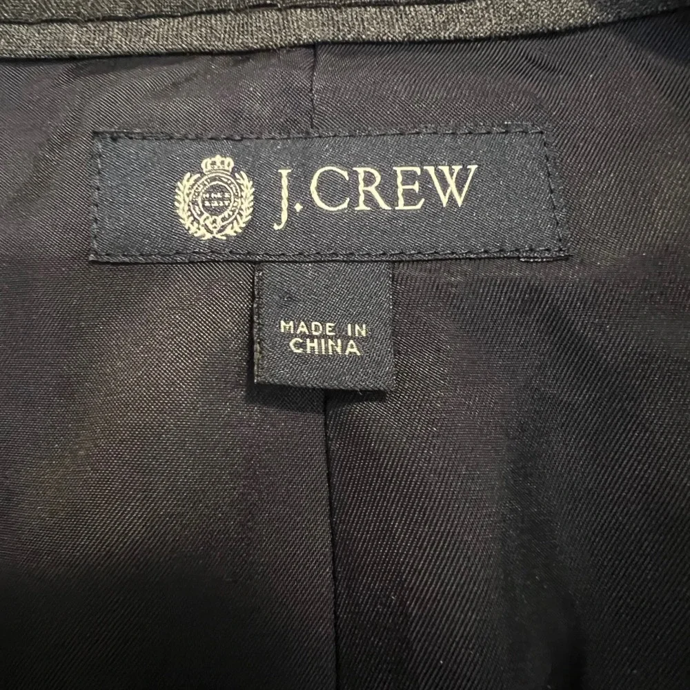 J. Crew Italian Wool Aldridge‎ Jacket Gray Blazer 38S Staple Business Workwear